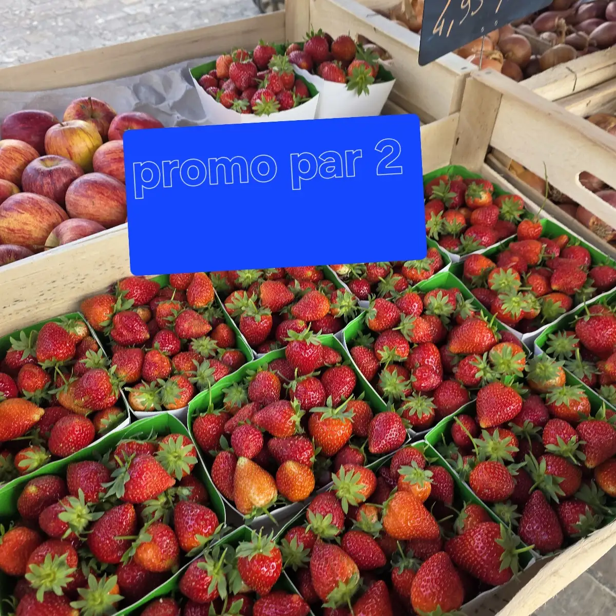 Fraises 2 barquettes