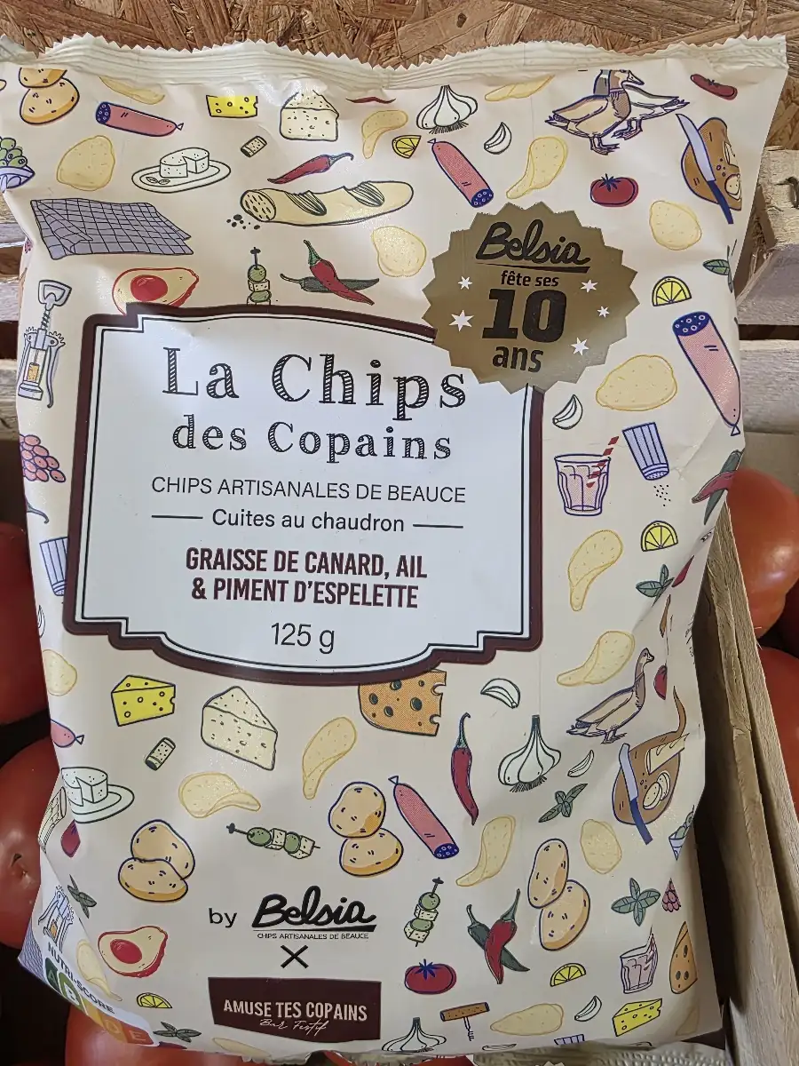 Chip s piment graisse de canard