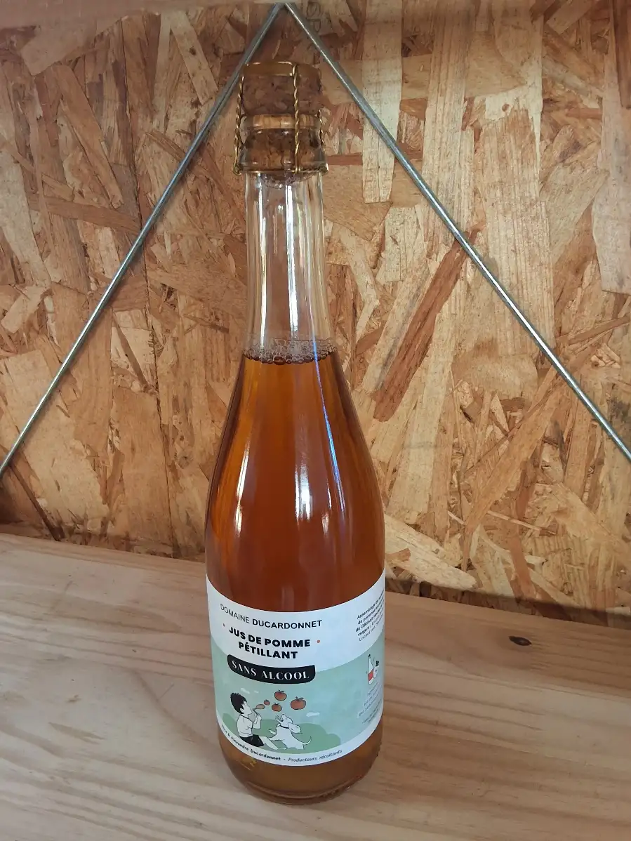 Jus de pomme pétillant