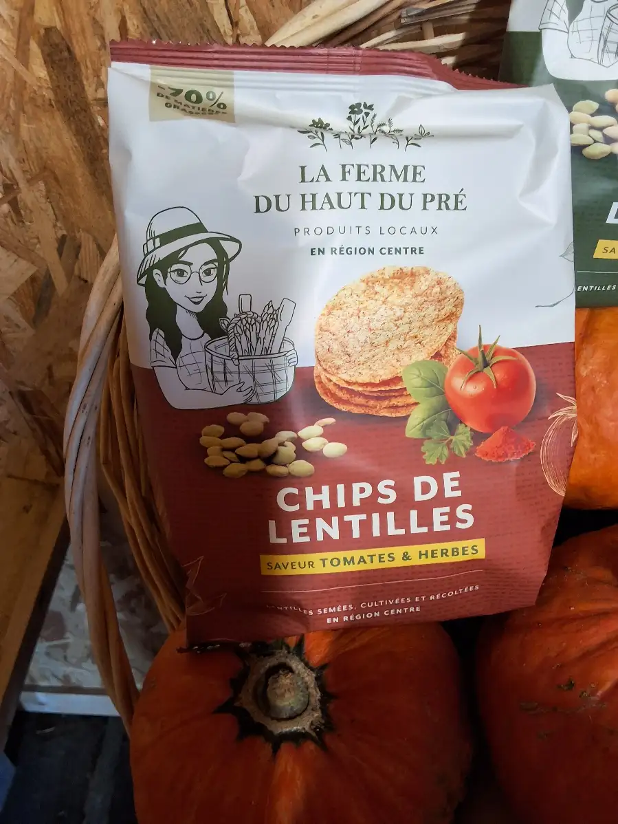 Chips saveur  tomates